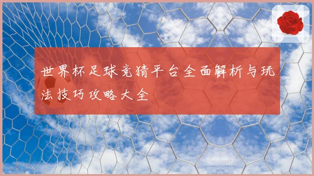 世界杯足球竞猜平台全面解析与玩法技巧攻略大全